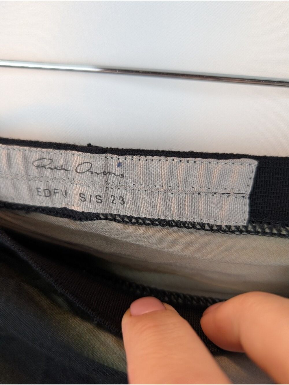 Rick Owens EDFU SS33 patterned skirt size 6 BNWT - Picture 7 of 13